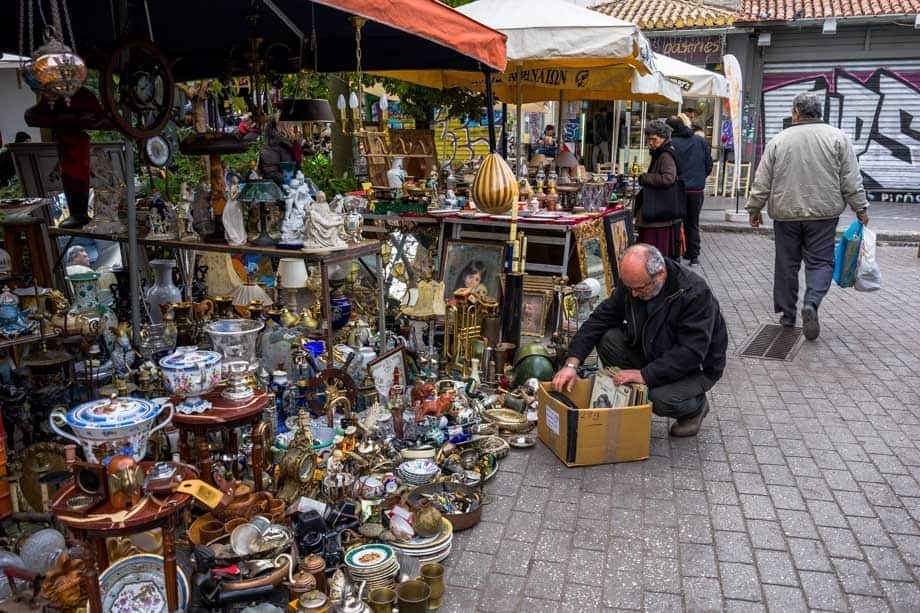 Flea Markets Street Scenes Of Athens