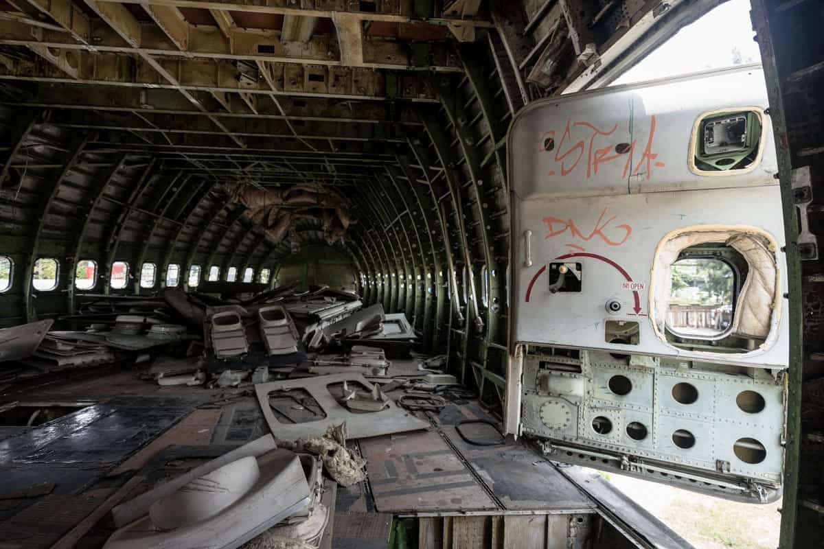 747 Interior Bangkok's Airplane Graveyard