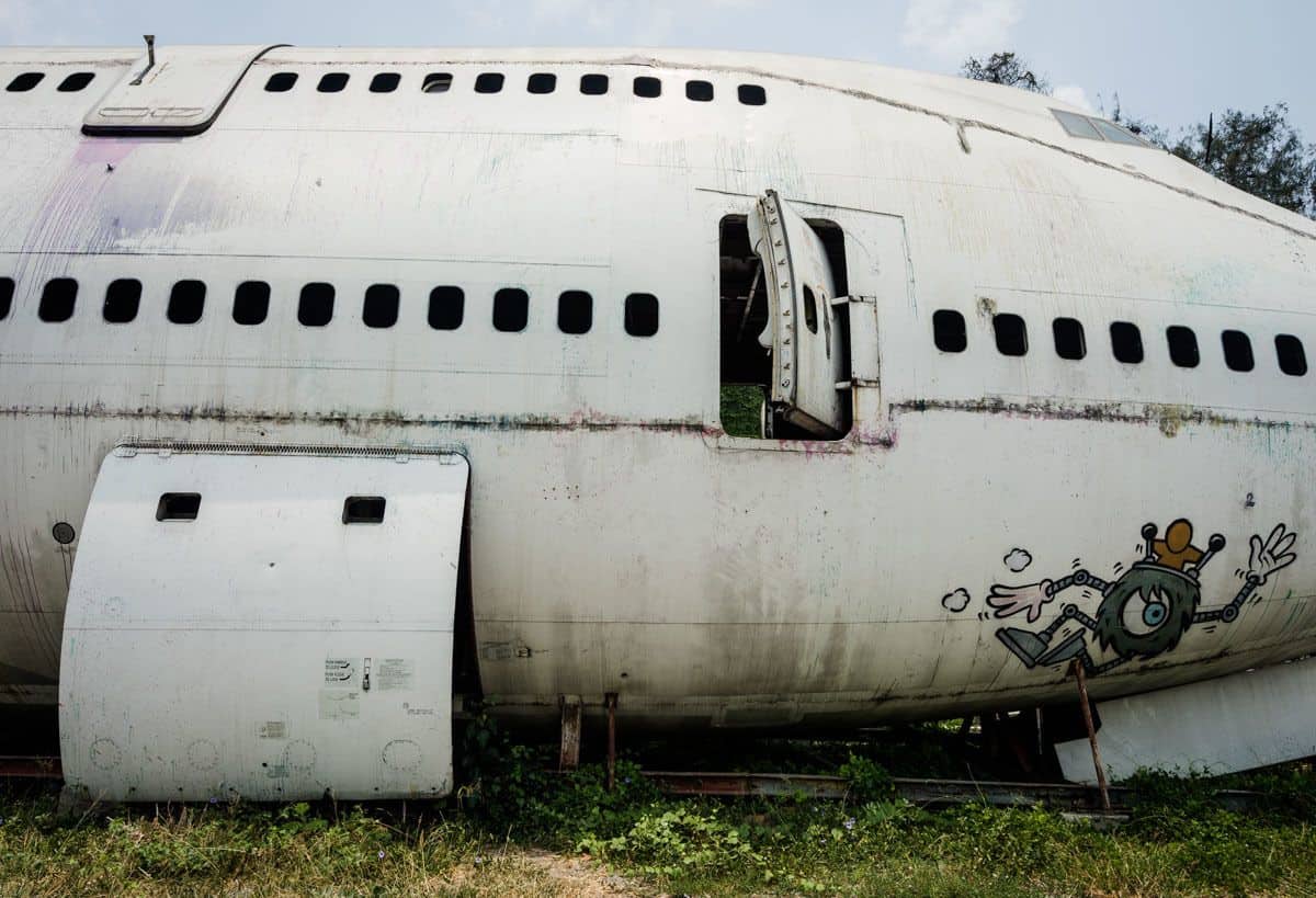 Graffiti 747 Bangkok's Airplane Graveyard