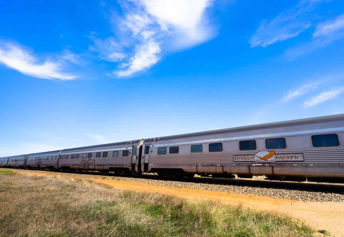 Long Train South Australia Indian Pacific Rail Journey #Journeybeyond
