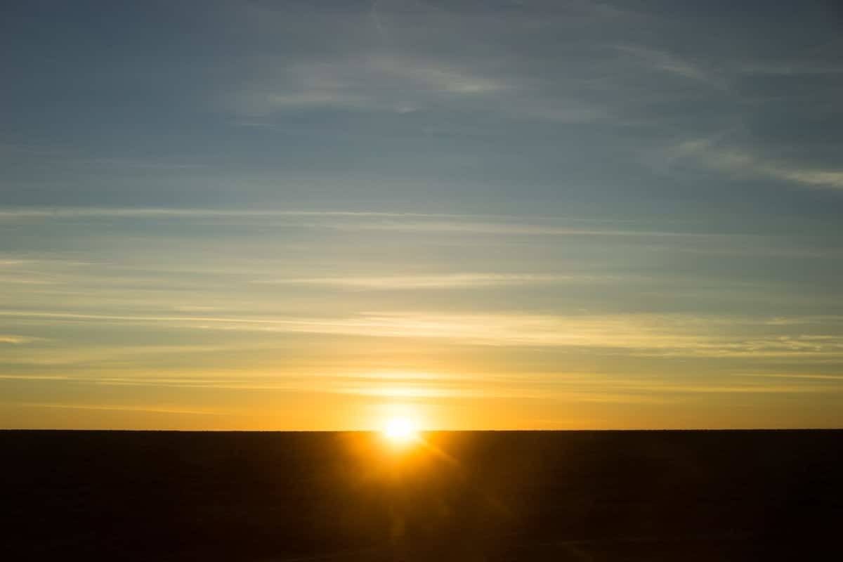 Nullarbor Sunrise Indian Pacific