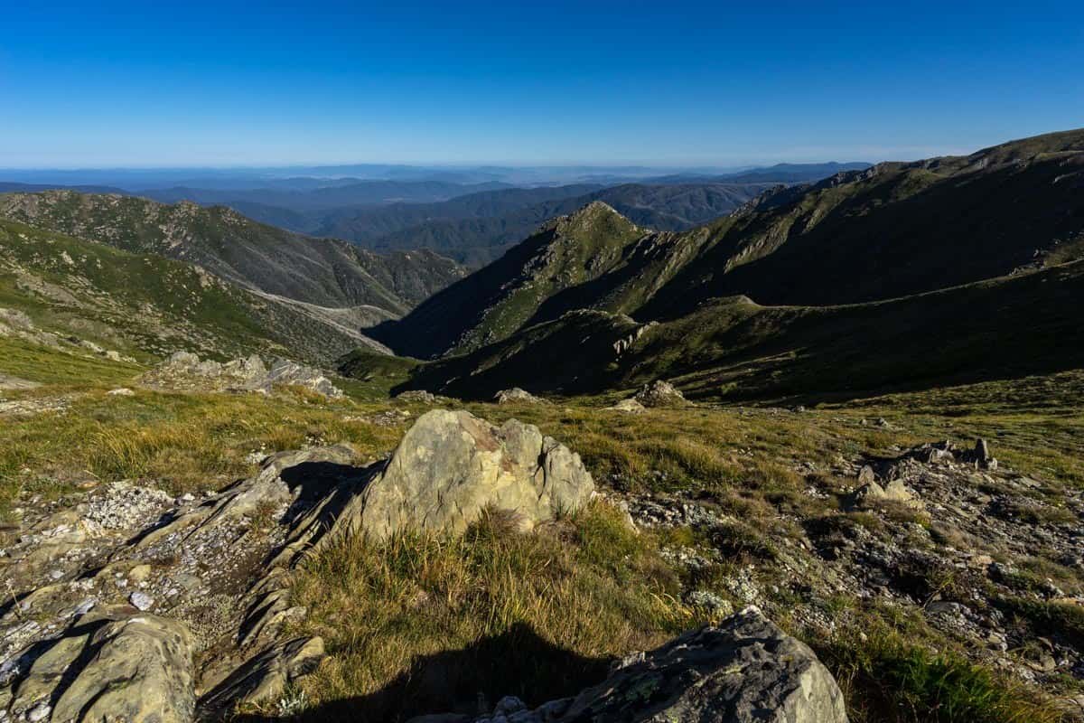 Snowy Mountains View Climbing Mount Kosciuszko