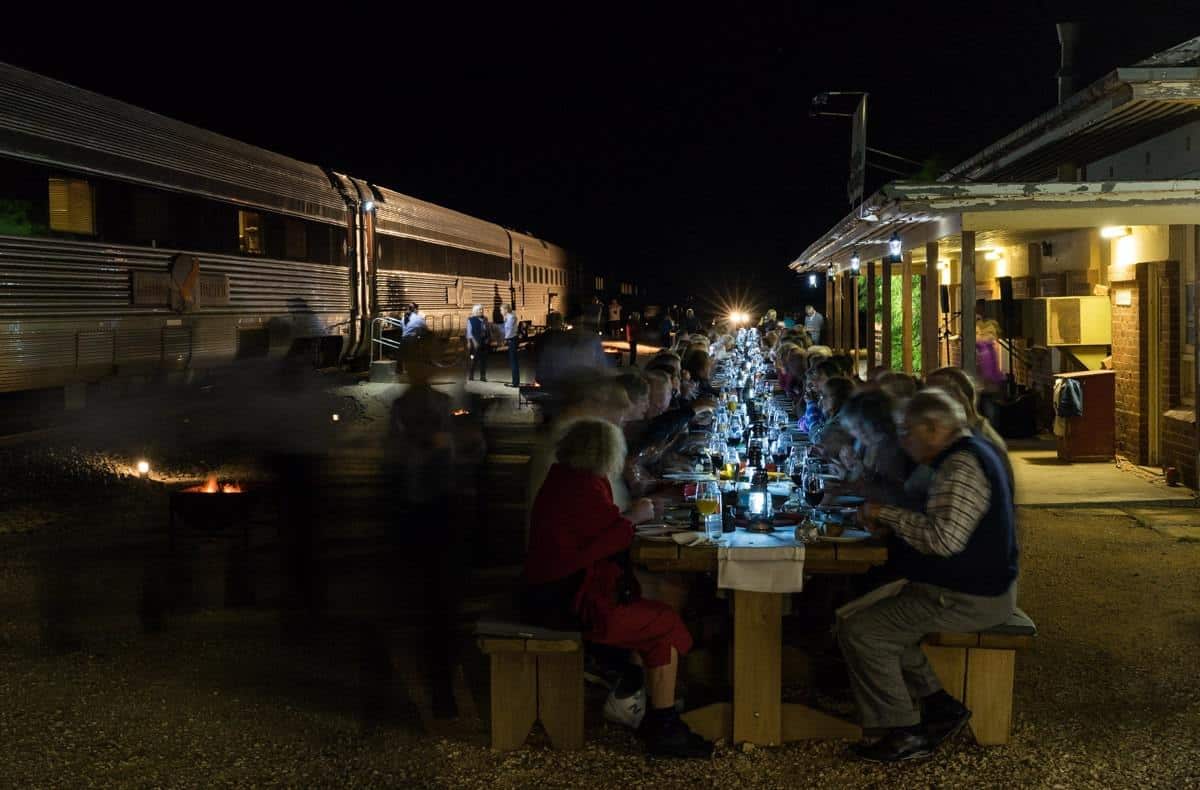 Rawlinna Sitting Indian Pacific Rail Journey #Journeybeyond