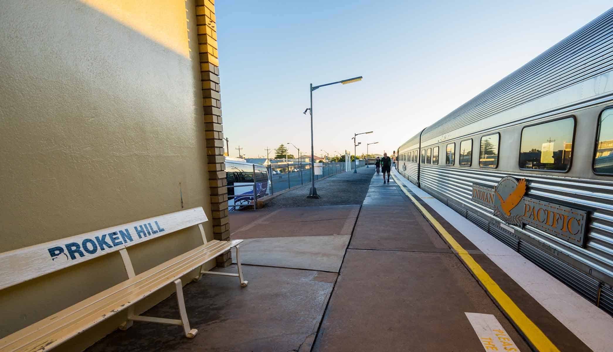 Borken Hill Indian Pacific Rail Journey Sydney To Perth Train #Journeybeyond