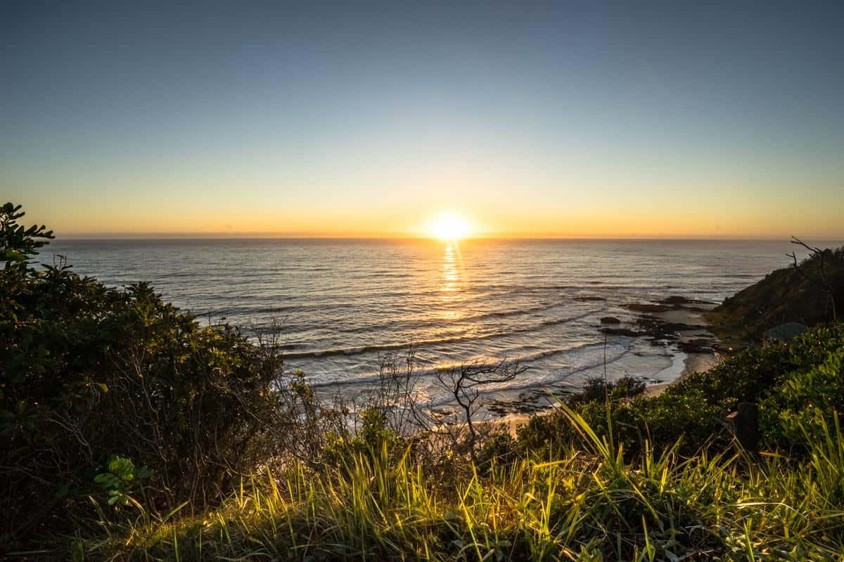 Ocean Sunset New South Wales Road Trip