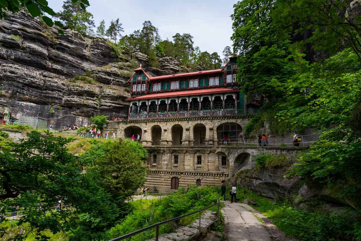 Sokolí Hnízdo Hiking Bohemian Switzerland National Park