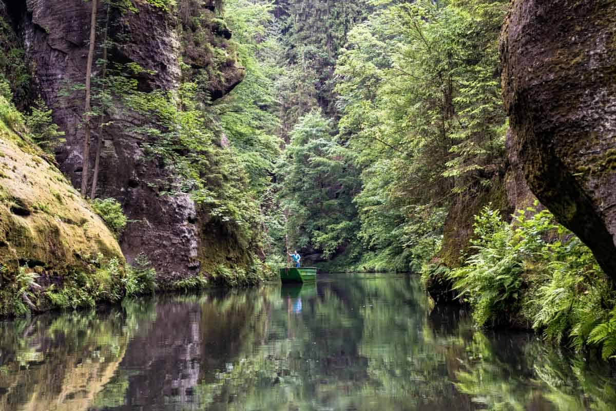 Boat Ride Hiking Bohemian Switzerland National Park