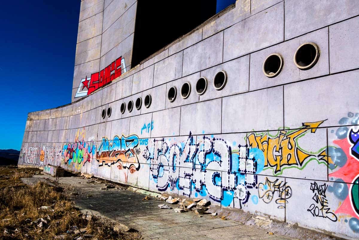 Graffiti Buzludzha Monument Bulgarian Communist Party Headquarters Ufo