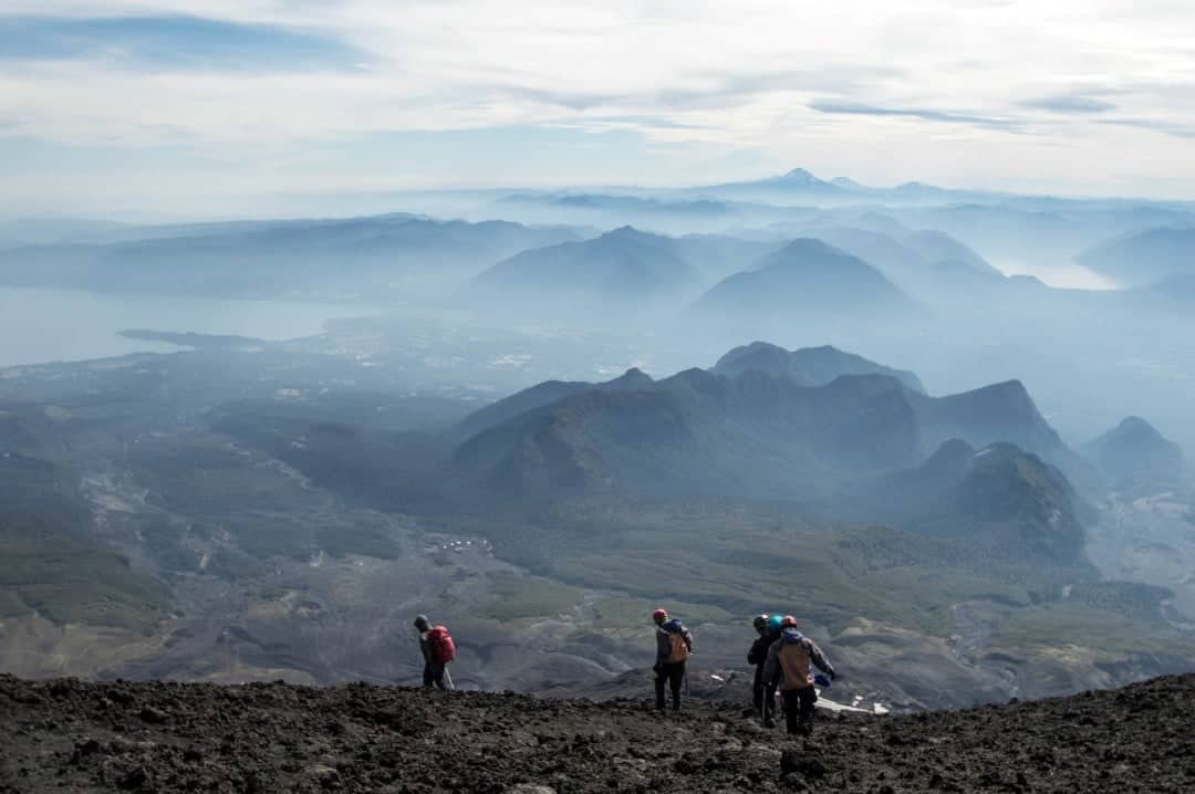 Hiking On Volcan Villarrica