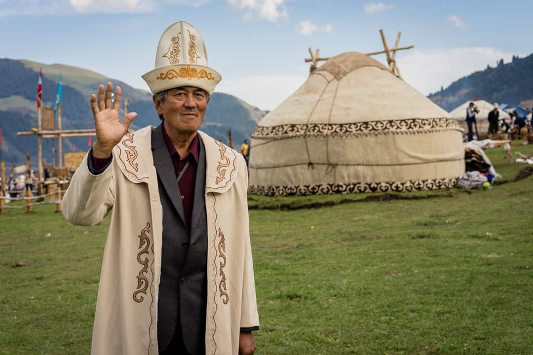 Old Man People Of World Nomad Games Kyrgyzstan