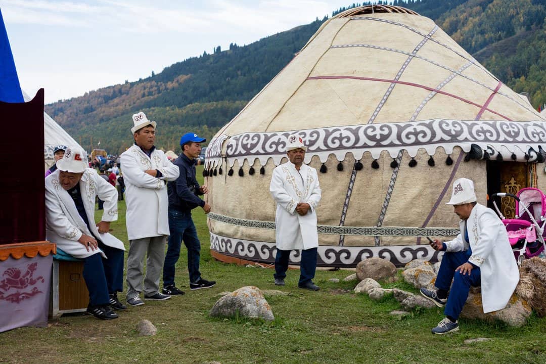 Yurt Men People Of World Nomad Games Kyrgyzstan