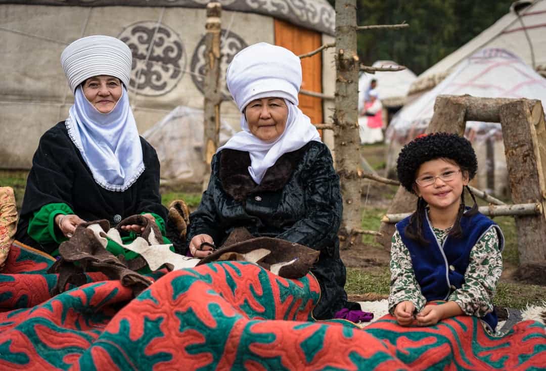 Felt Rug People Of World Nomad Games Kyrgyzstan