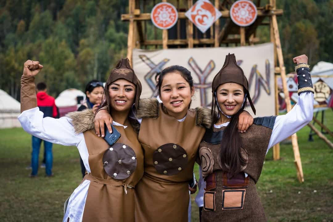 Young Girls People Of World Nomad Games Kyrgyzstan