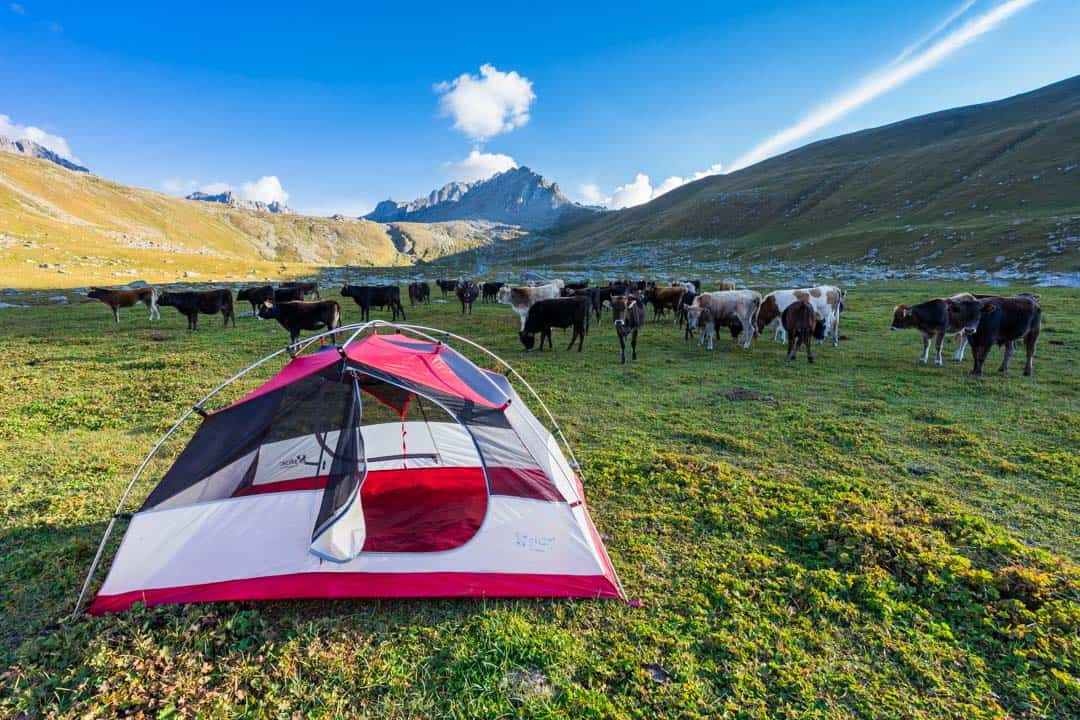 Campsite Jyrgalan Trek