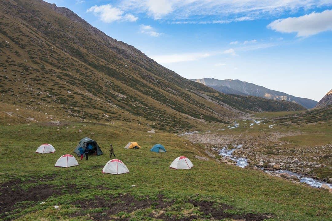 Campsite Jyrgalan Trek