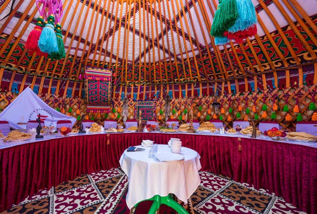 Inside Yurt