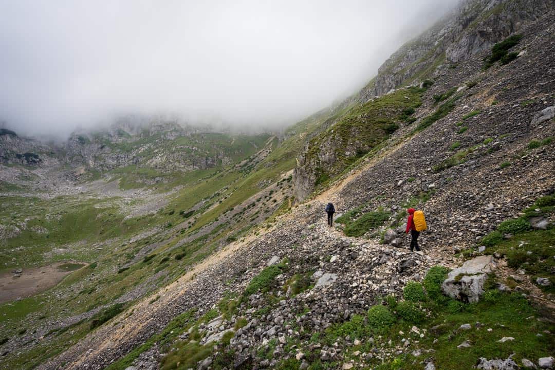 Steep Durmitor National Park Montenegro