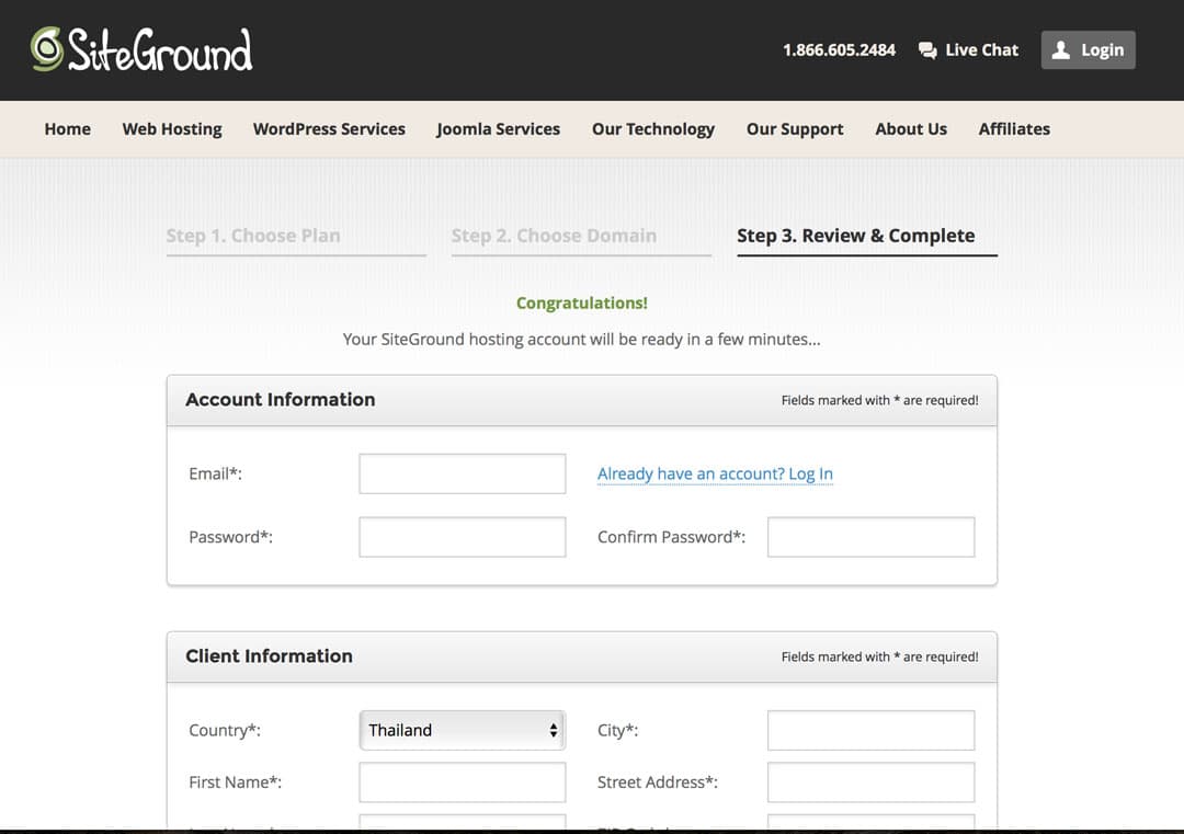 How To Start A Travel Blog Siteground Step 4