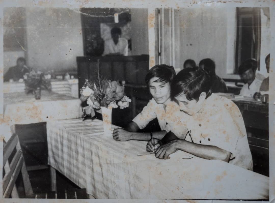 thumbing an erstwhile candy wrapper inward his leathery hands Drinking Tea With The Viet Cong – The Story Of Mr Nguyen
