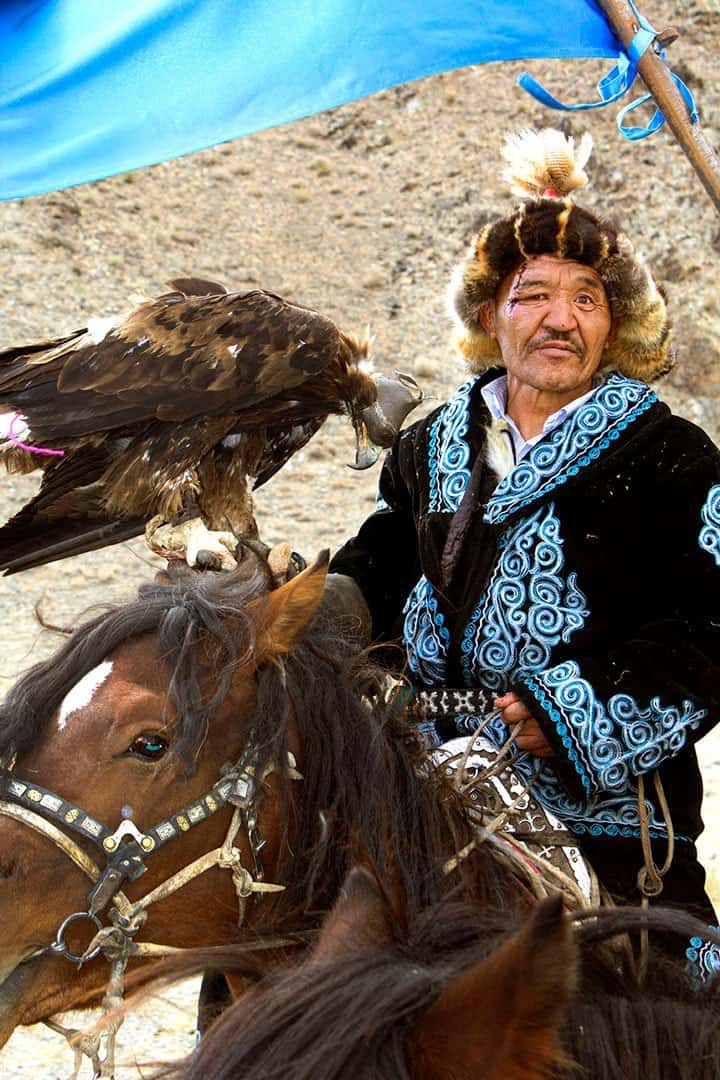 m an adventurous introvert in addition to went to the Golden Eagle Festival inward Olgii Birds Of Prey At Mongolia’s Golden Eagle Festival