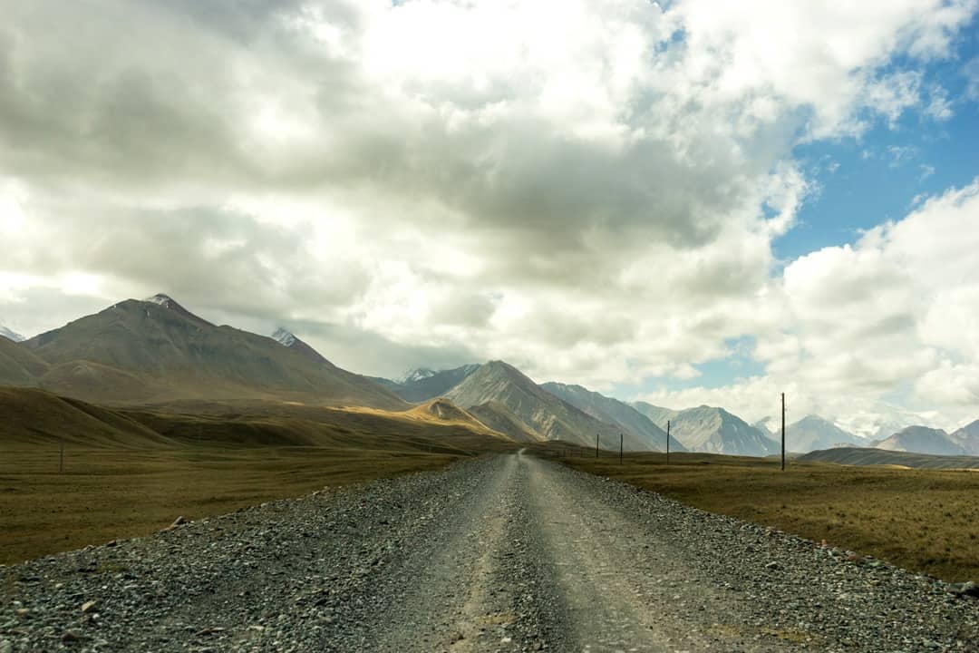 Gravel Road Pamir Highway Adventure