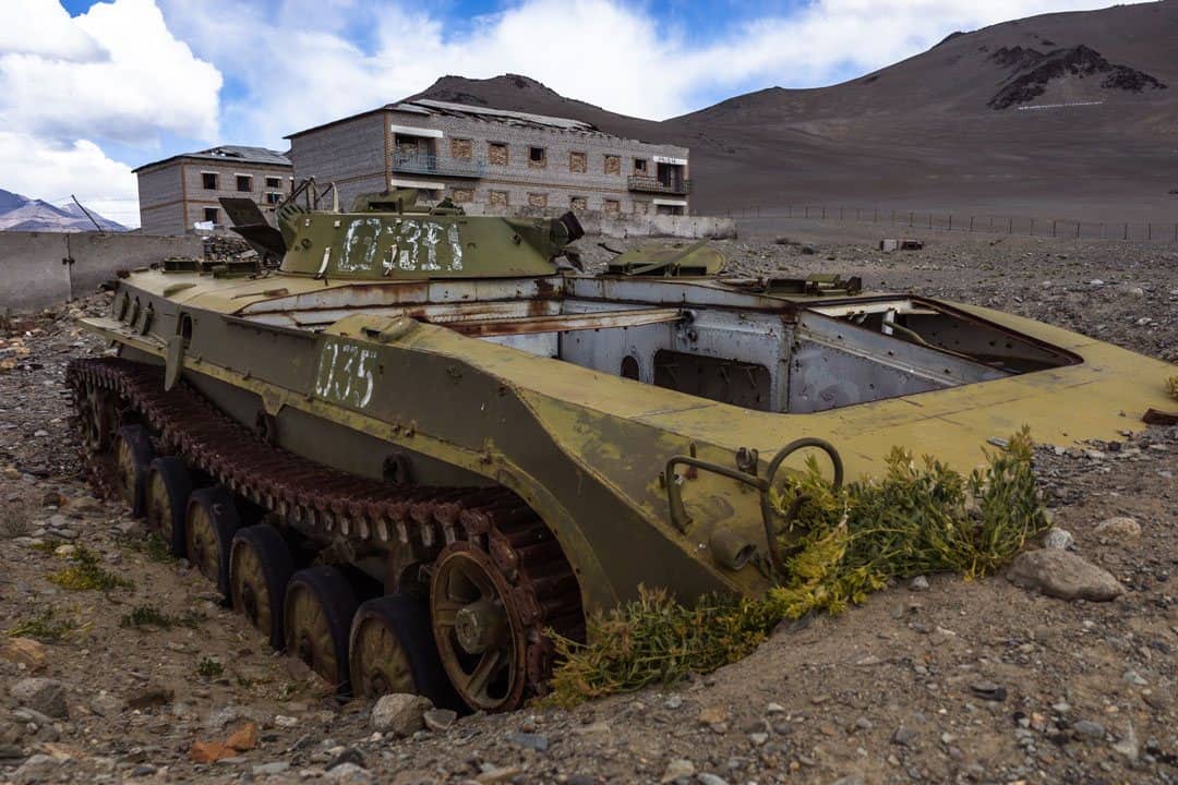 Russian Tank Karakul Pamir Highway Adventure