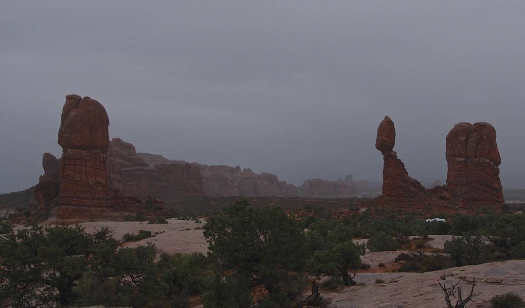 Balancing Boulder - Arches National Park, Utah