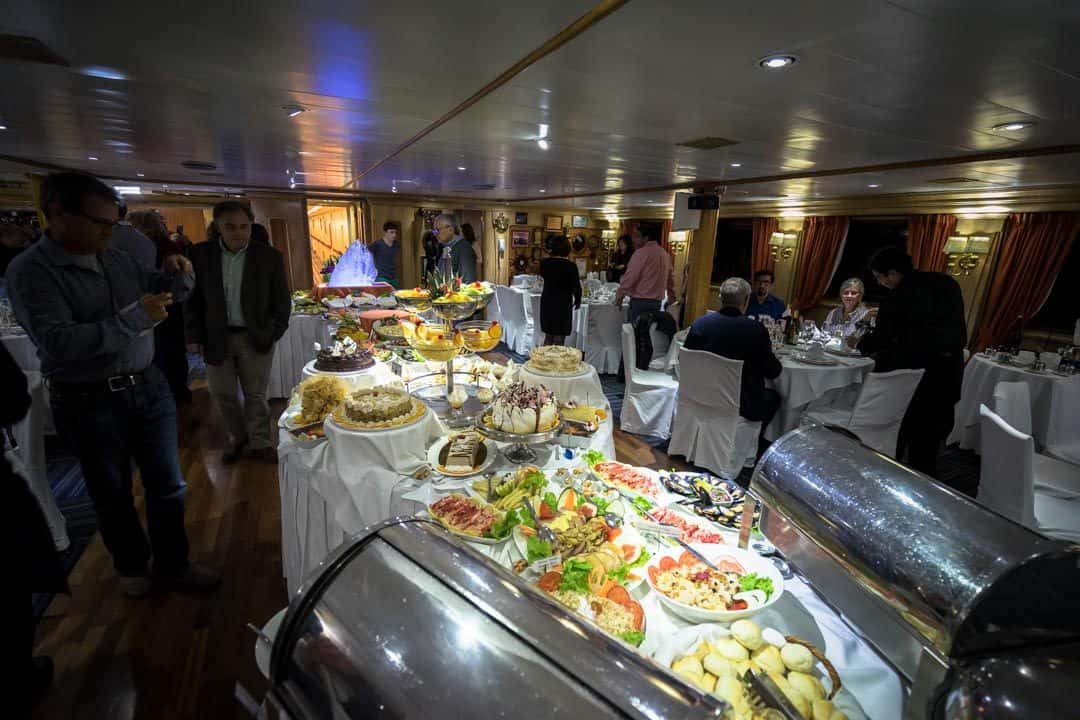 Captain's Dinner Skorpios Cruise Kaweskar Route