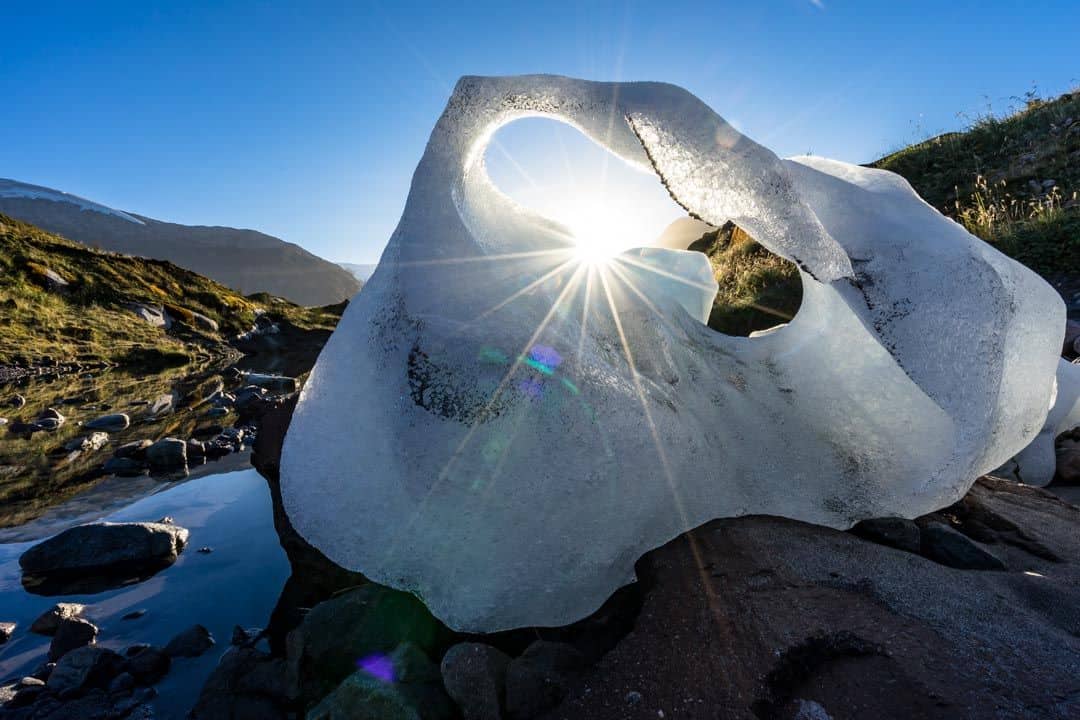 Amalia Glacier Ice