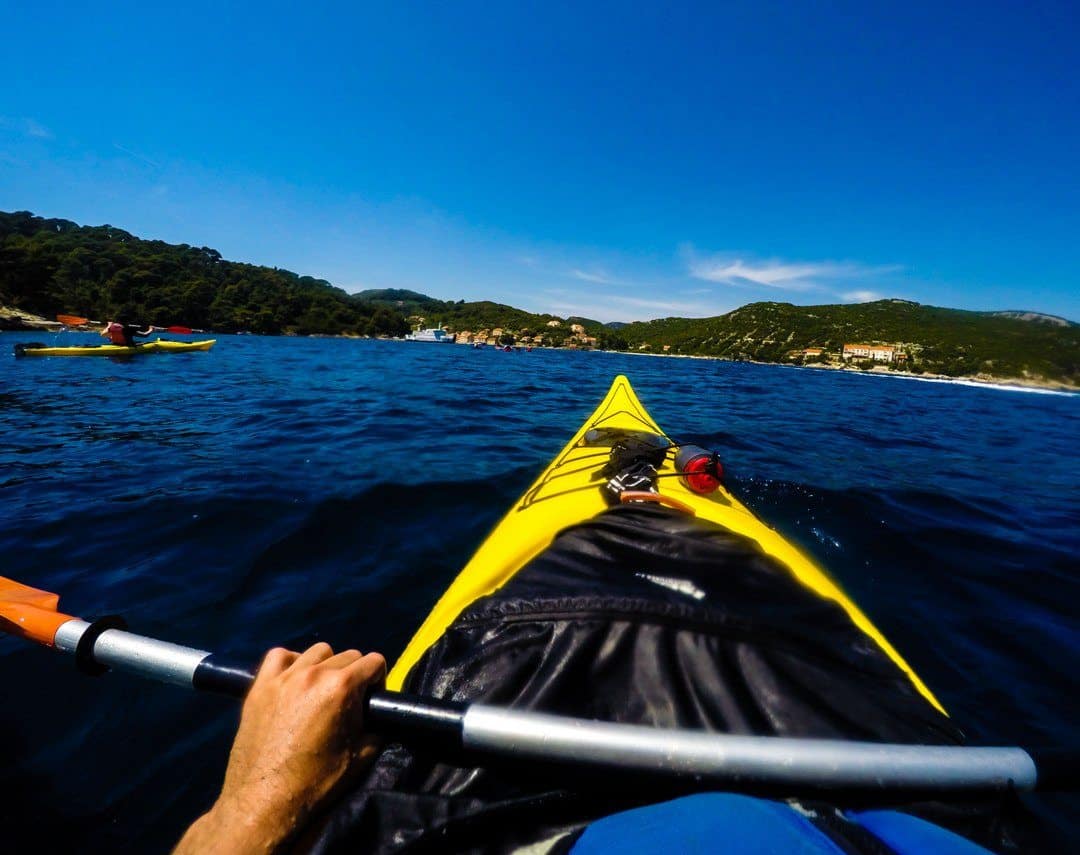 Ever since Lauren too I started our travels nosotros direct maintain wanted to live on on the waters of Republic of Croatia Kayaking In Dubrovnik – Adventure Around the Elaphiti Islands