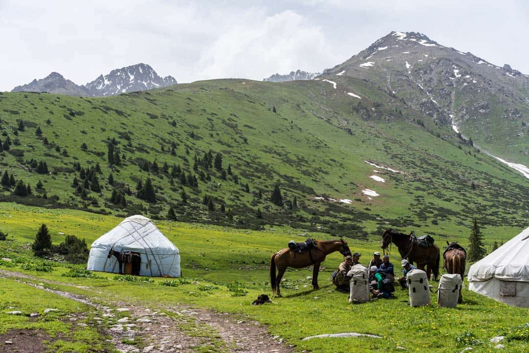 Alakol Eki Chat Yurt Camp Keskenkija Loop Jyrgalan Trek