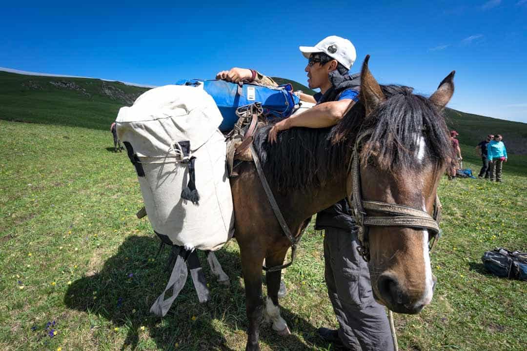 Pack Horse Keskenkija Loop Jyrgalan Trek