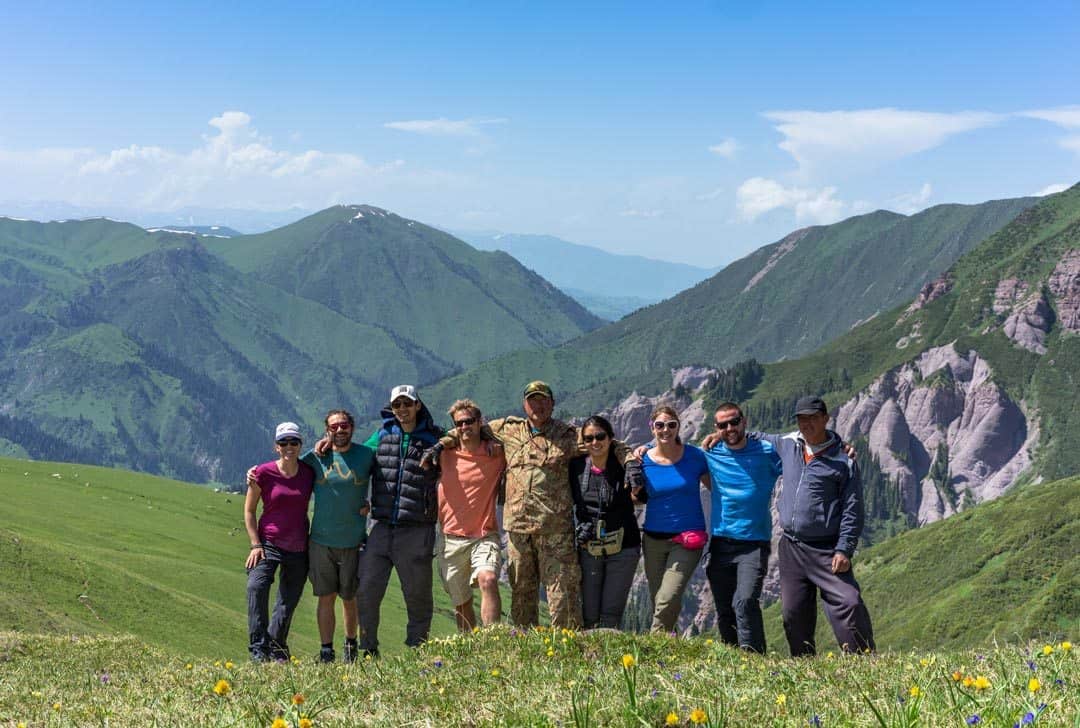 Group Keskenkija Loop Jyrgalan Trek