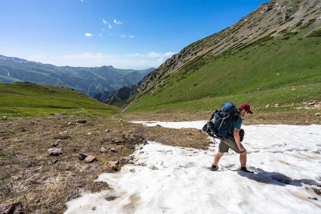 Snow Keskenkija Loop Jyrgalan Trek