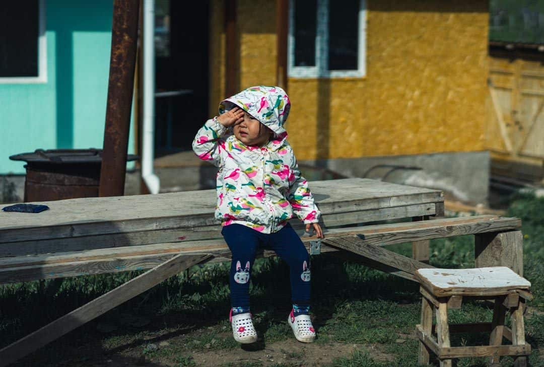 Young Girl Jyrgalan Village Kyrgyzstan