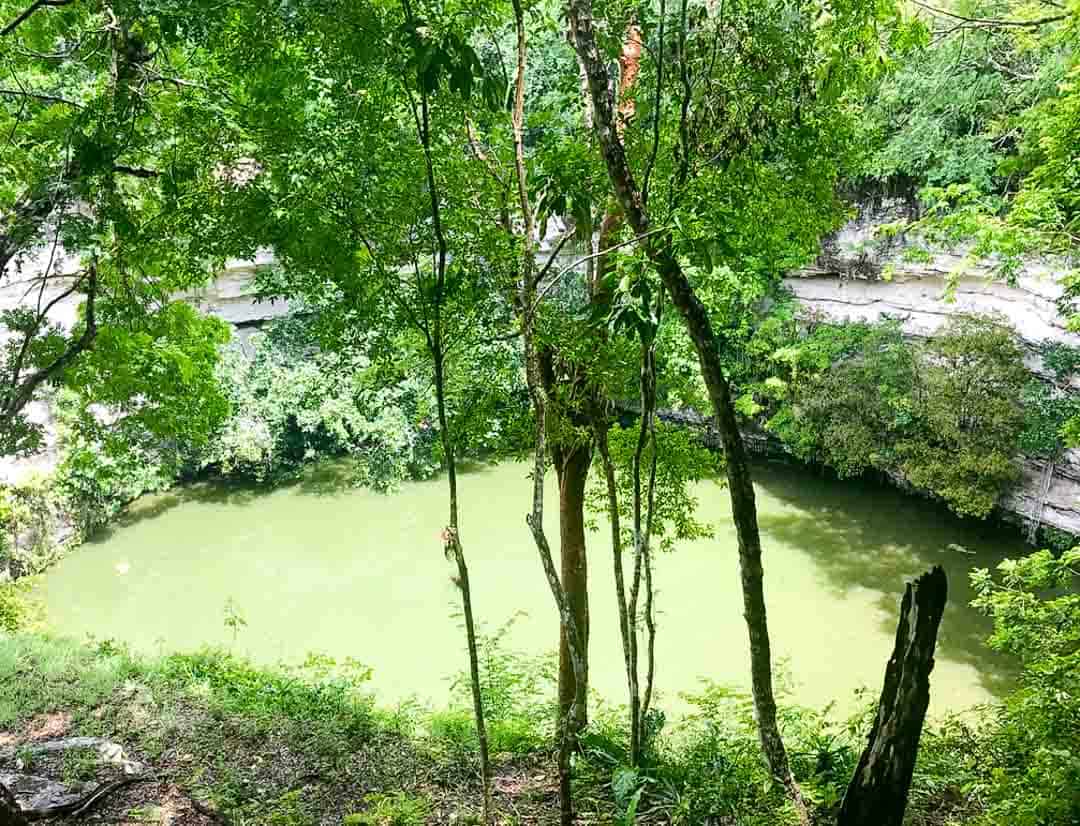 The Sacred Cenote At Chichen Itza