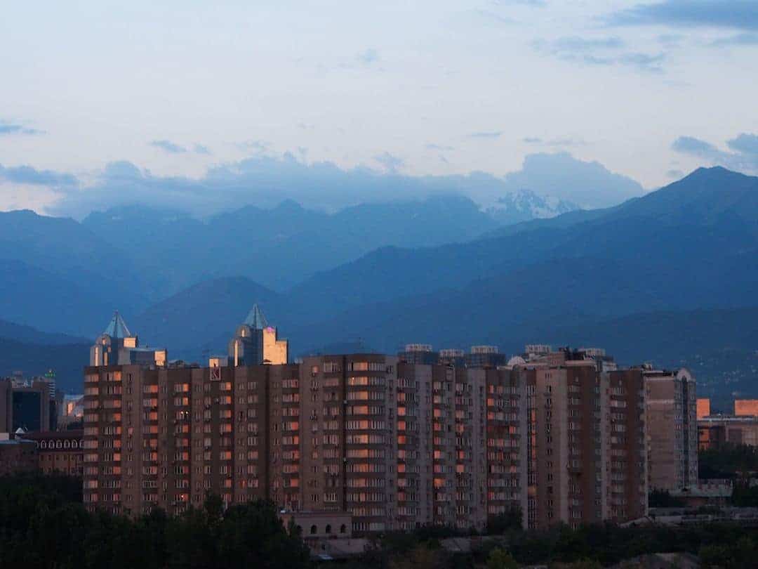 Residential Buildings In Almaty, Kazakhstan