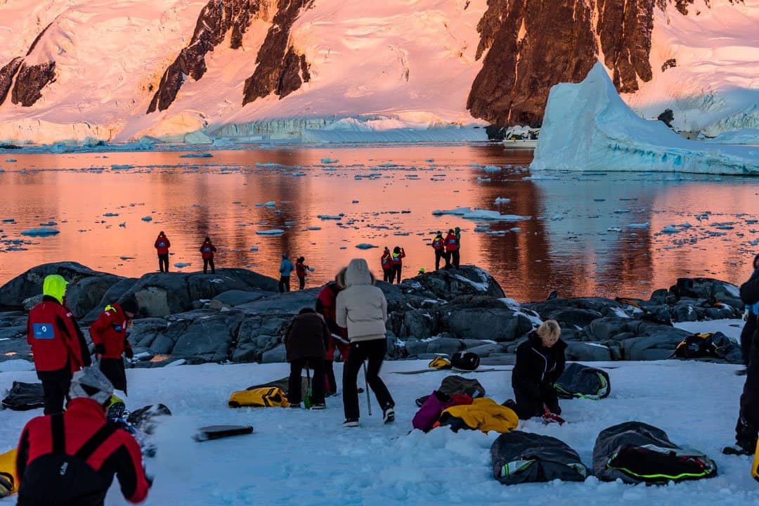 Digging Camping In Antarctica