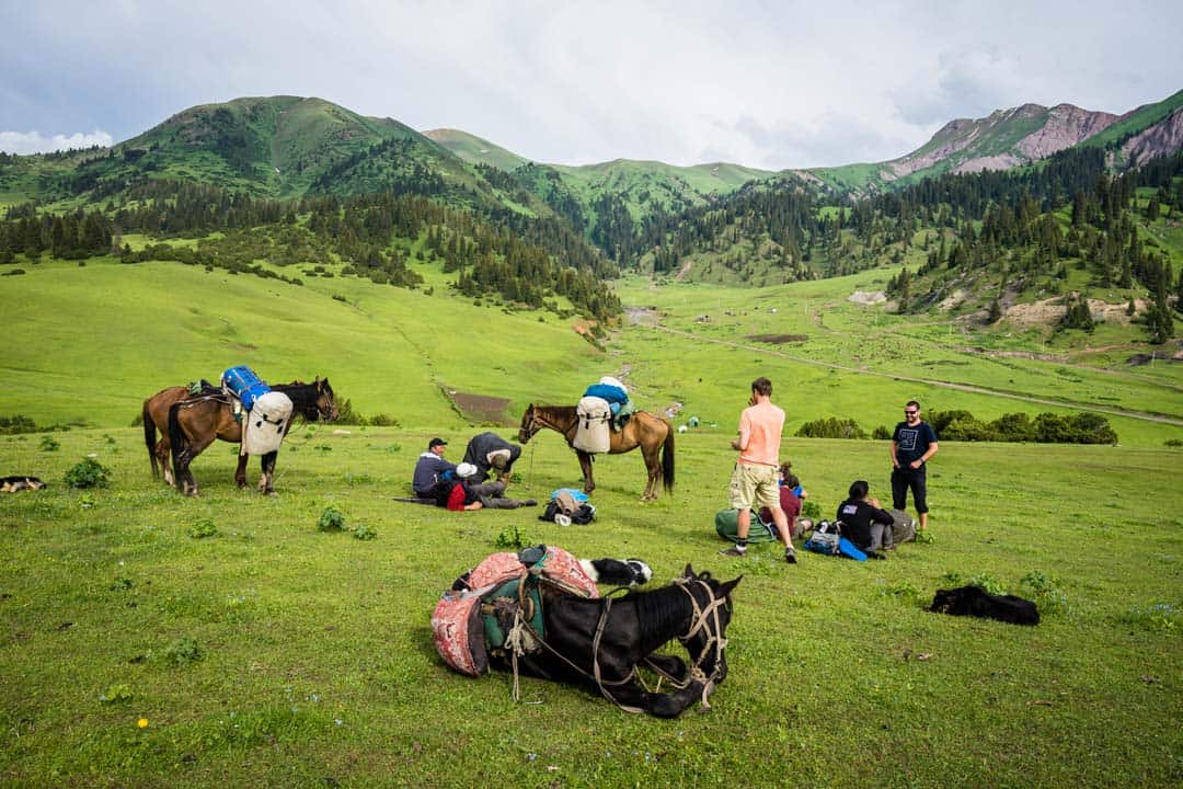 Rest Break Keskenkija Loop Jyrgalan Trek