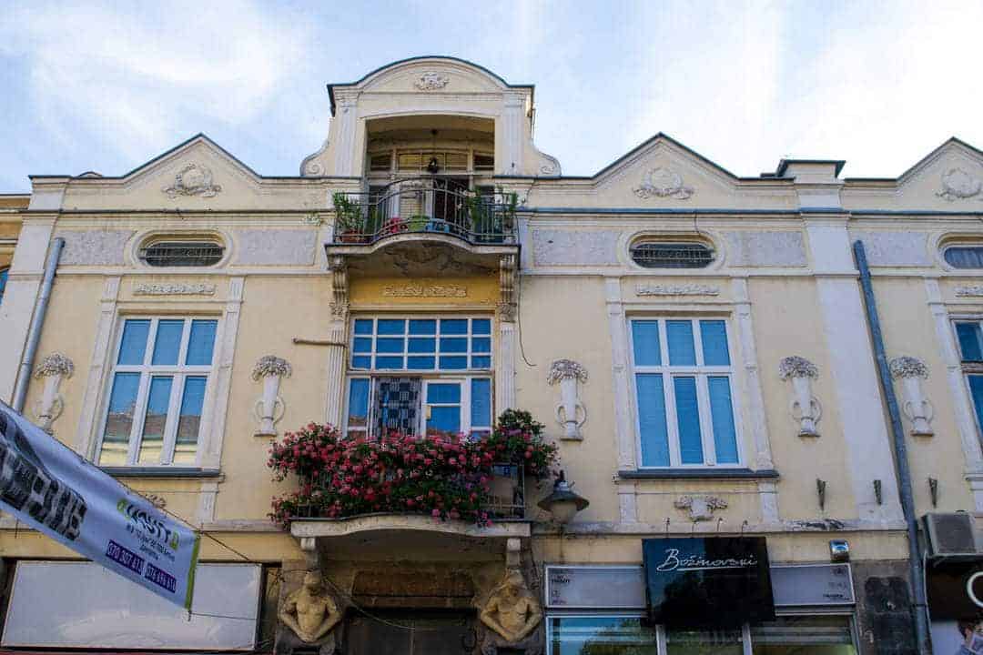 Beautiful Buildings On Sirok Sokak Street, Bitola, Macedonia