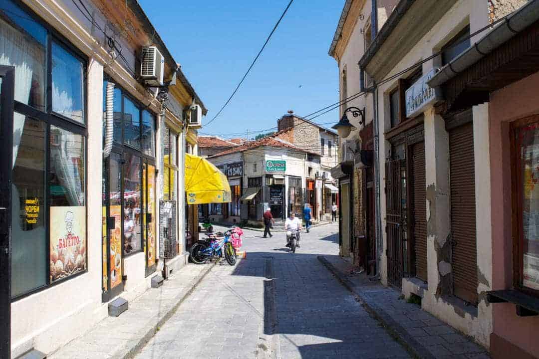 Streets Of The Old Bazaar In Bitola, Macedonia