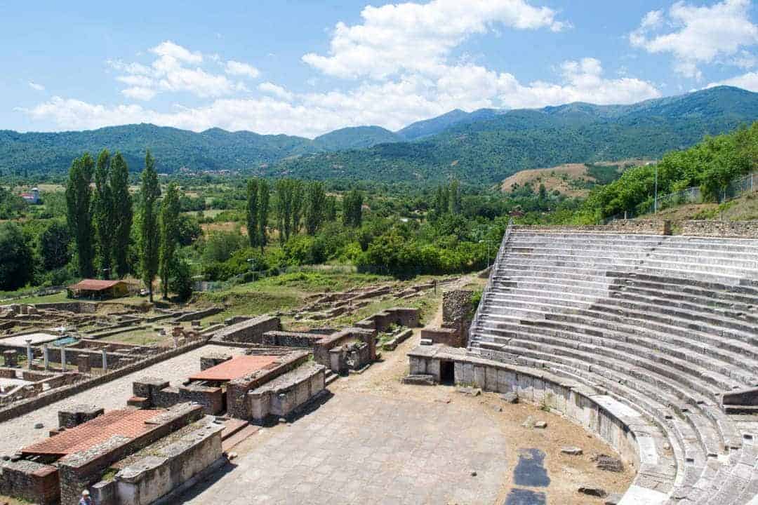 Heraclea Lyncestis Ruins In Bitola, Macedonia