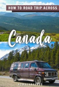 Canada Road Trip Pinterest Image