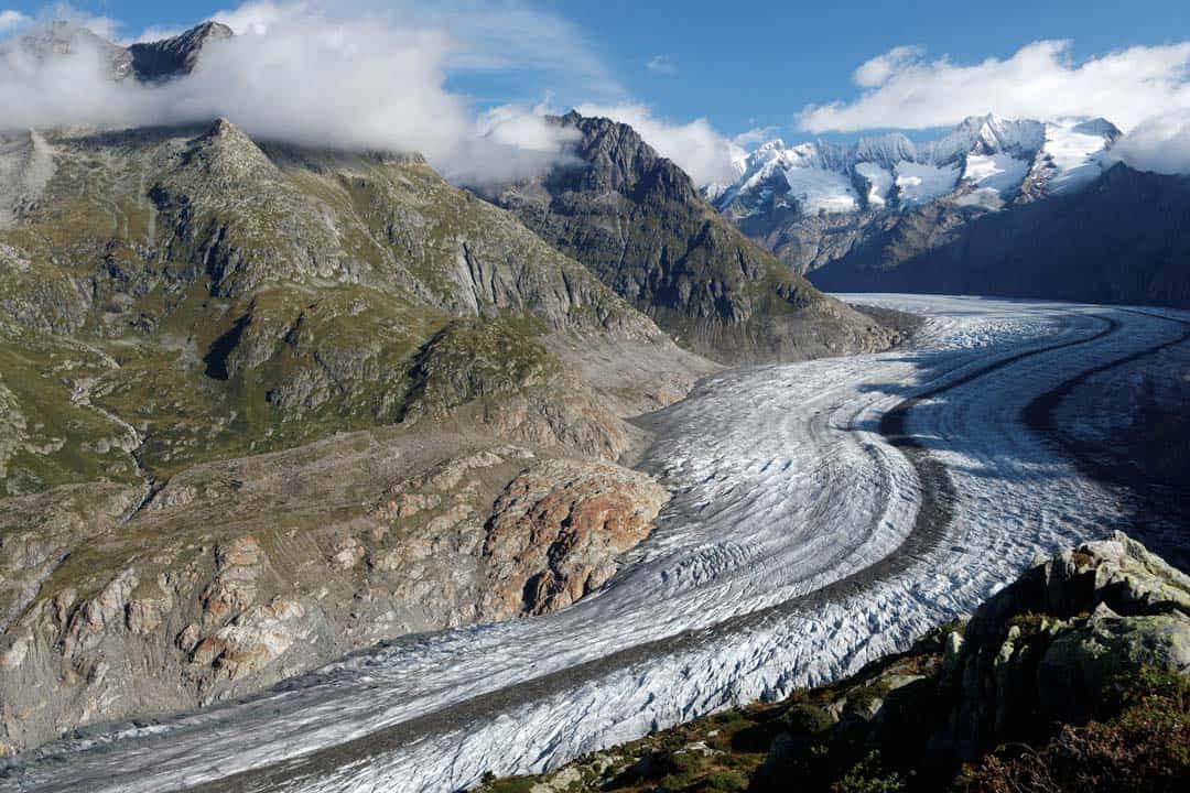 Aletsch Glacier Hiking In Switzerland