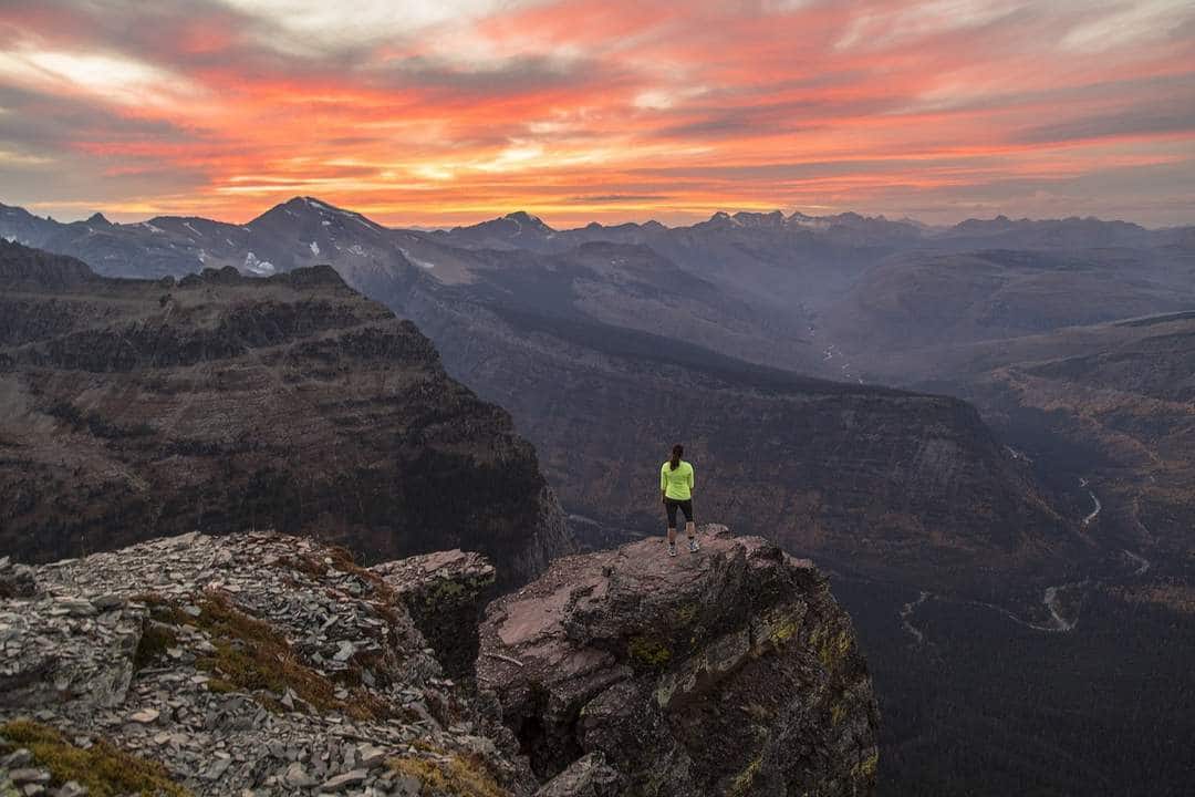 Stunning Sunset In Glacier National Park