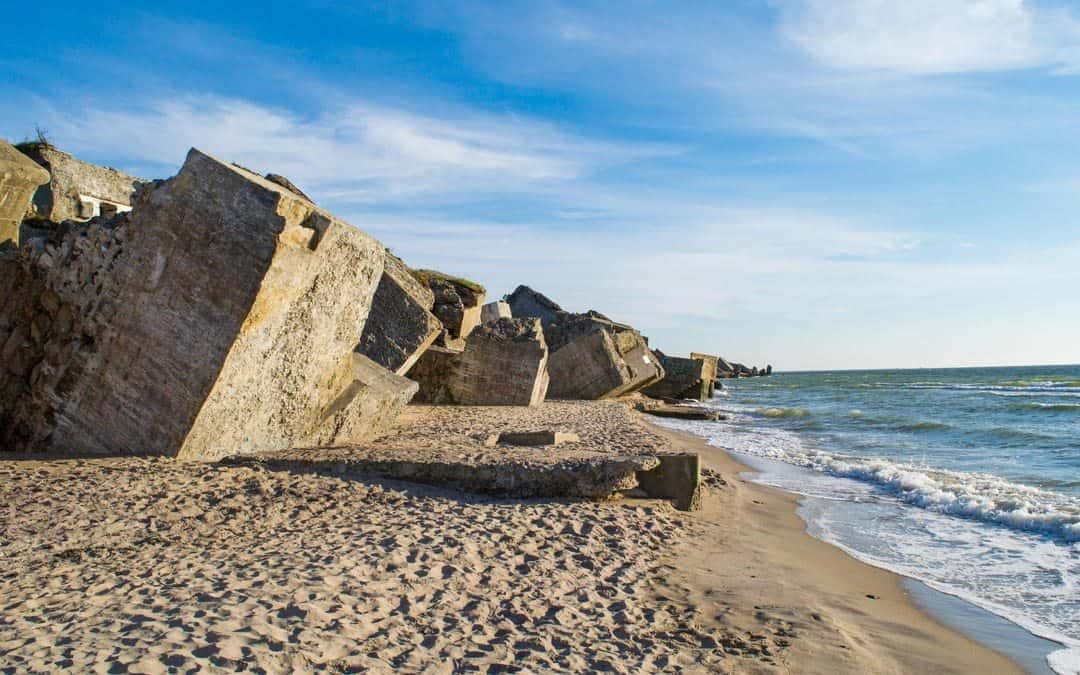 Concrete Karosta Beach Latvia