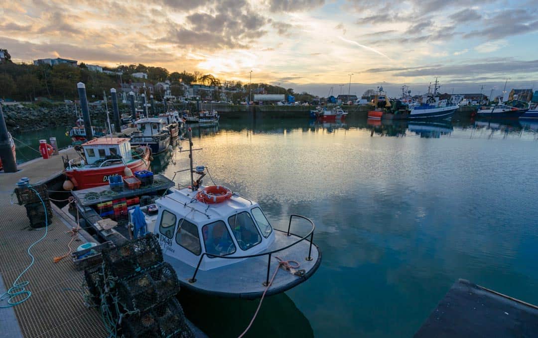 Sunset Howth Ireland Road Trip Campervan