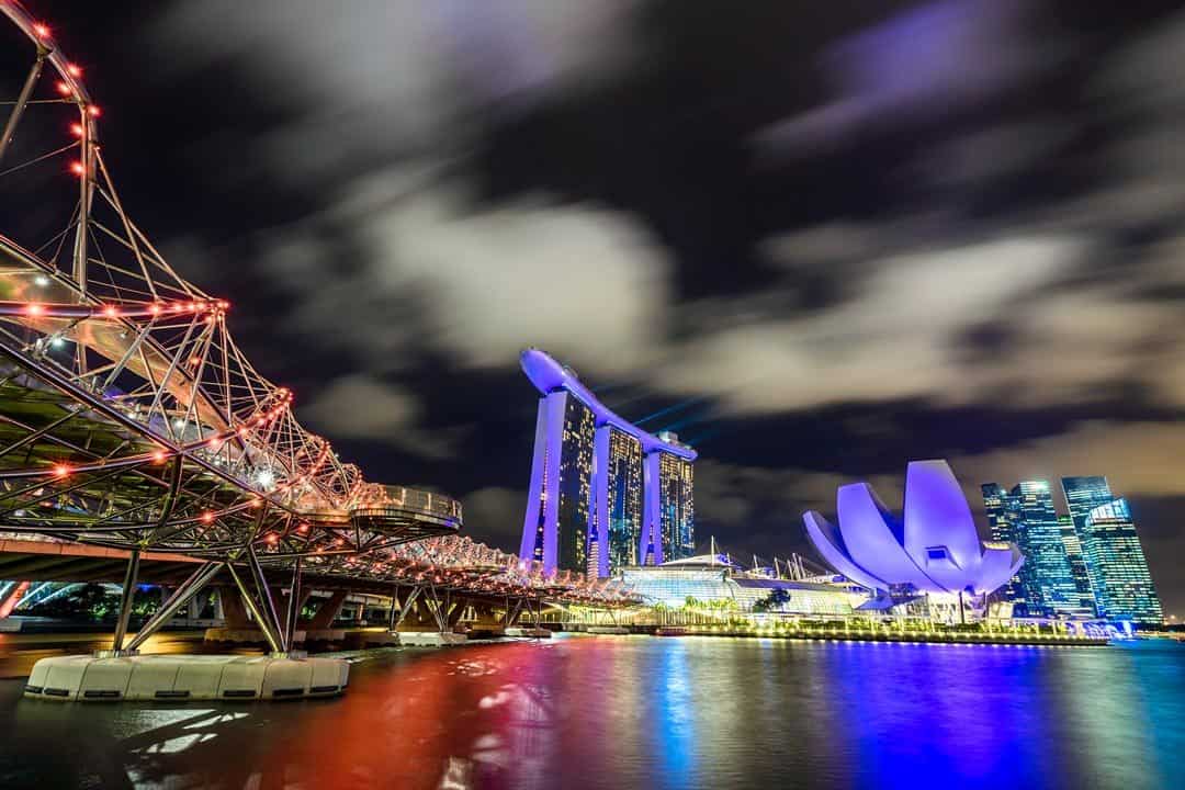 Marina Bay Sands Night Katong Singapore