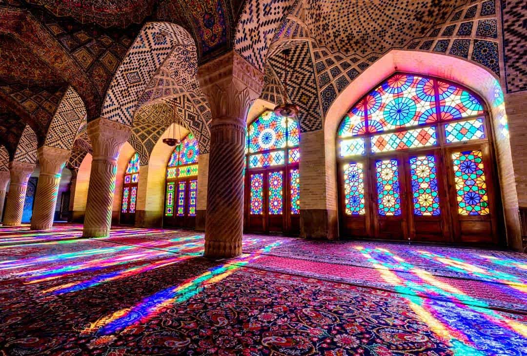 Nasir Ol Molk Mosque Sunrise Shiraz