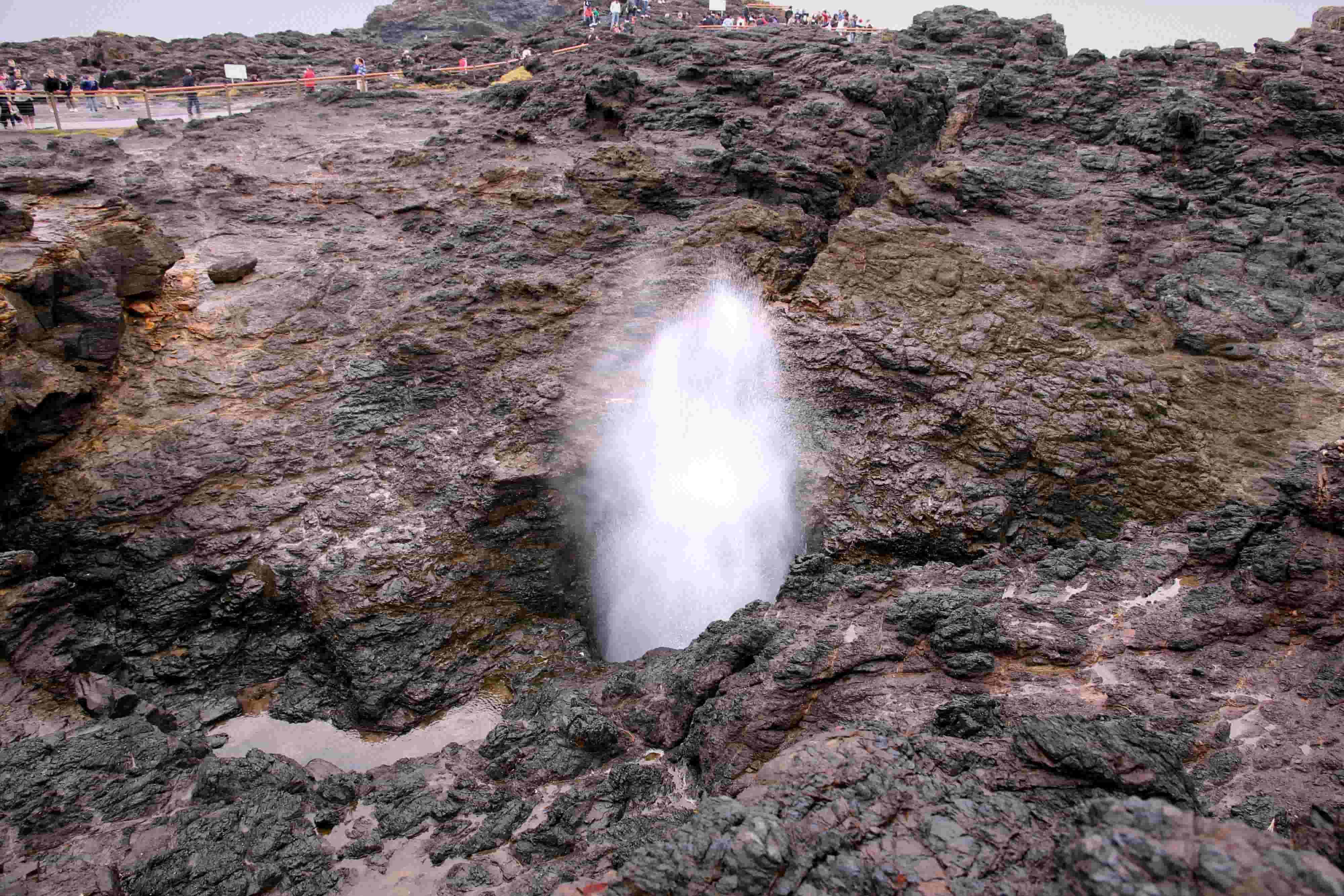 The Natural Blow Hole In Kiama